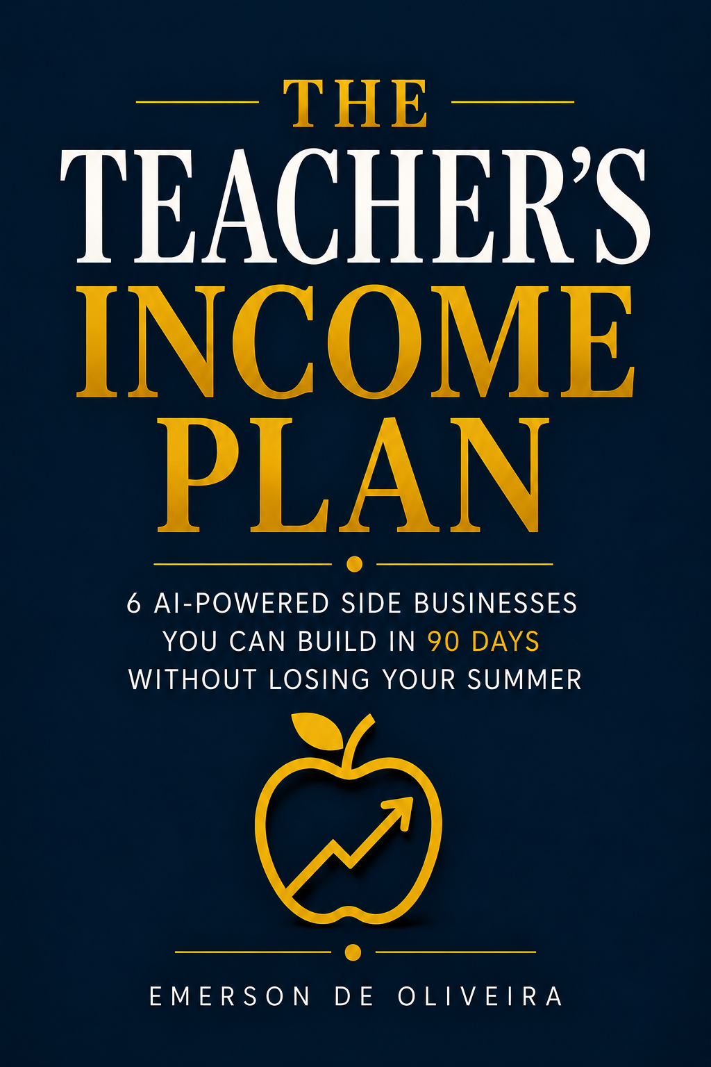 The Teacher’s Income Plan: 6 AI-Powered Side Businesses You Can Build in 90 Days Without Losing Your Summer, by Emerson De Oliveira